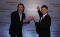Jared and Jensen at the 100th episode party - jensen-ackles photo