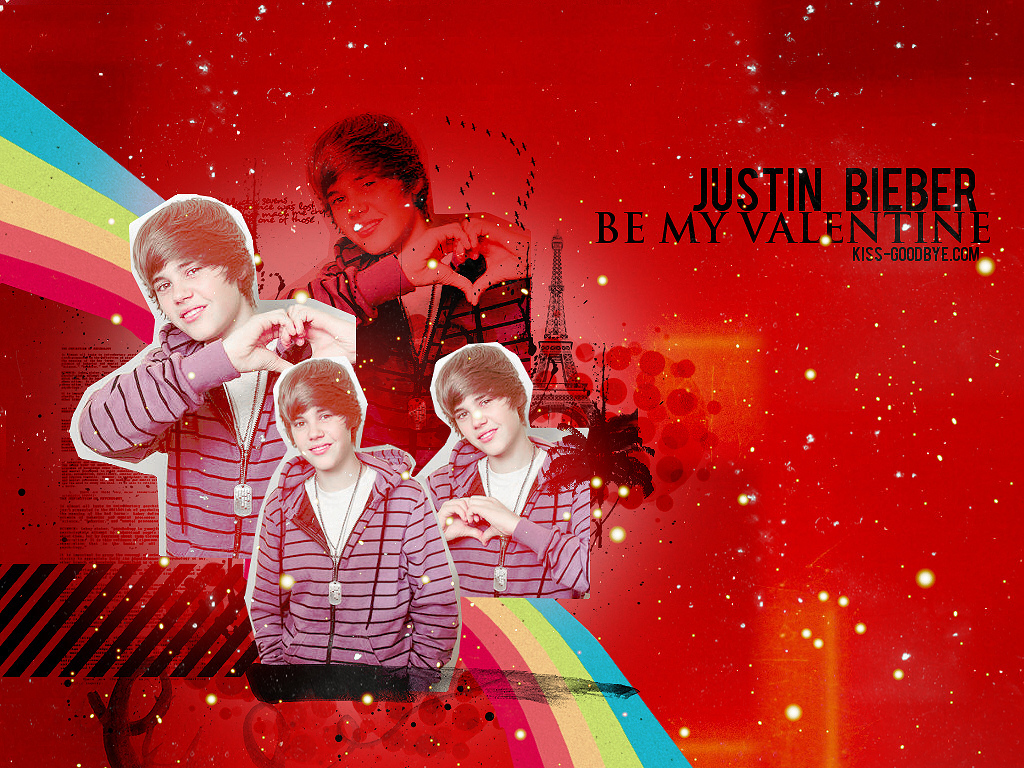 Justin Bieber Be My Valentine 壁紙 ジャスティン ビーバー 壁紙 ファンポップ