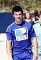 Taylor Lautner At The Direct TV Celebrity Beach Bowl - twilight-series photo