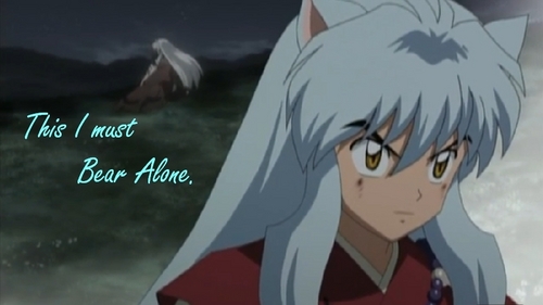  'This I must 熊 alone....'