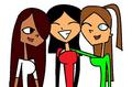 Brianna and her friends - total-drama-island photo
