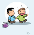 Kirk & Spock - spirk fan art