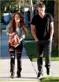 MILEY FEB.7 SUNDAY OUT WITH LIAM!! - miley-cyrus photo