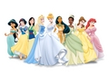 New Disney Princess Lineup (movie version)[2560x1983] - disney-princess photo