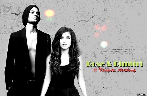  Rose and Dimitri (Sophia semak, bush and Ben Barnes) Vampire Academy oleh Richelle Mead