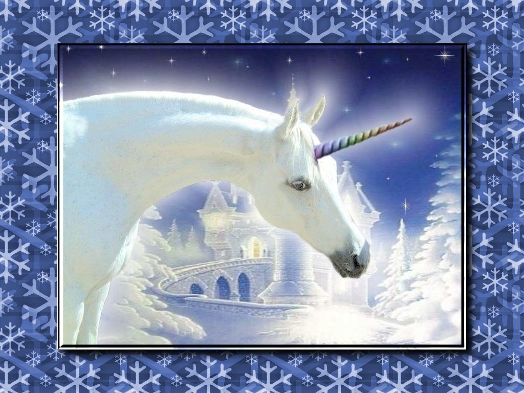 Magical Winter - Unicorns Wallpaper (10371013) - Fanpop