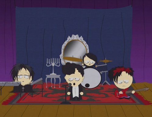 goth kids at the talent show