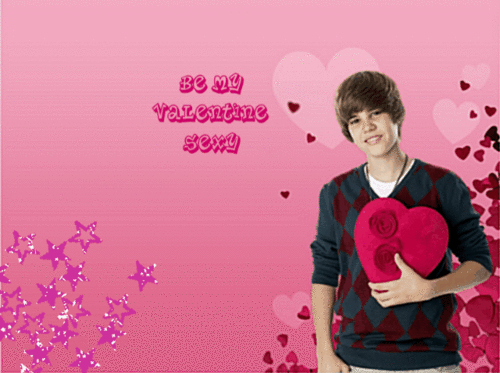  justin says be my valentine