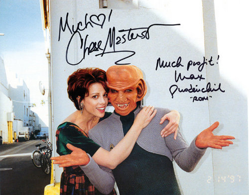 Chase Masterson & Max Grodénchik - Leeta and Rom from DS9