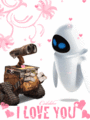 Happy Valentine's Day! WALL-E and EVE - disney photo