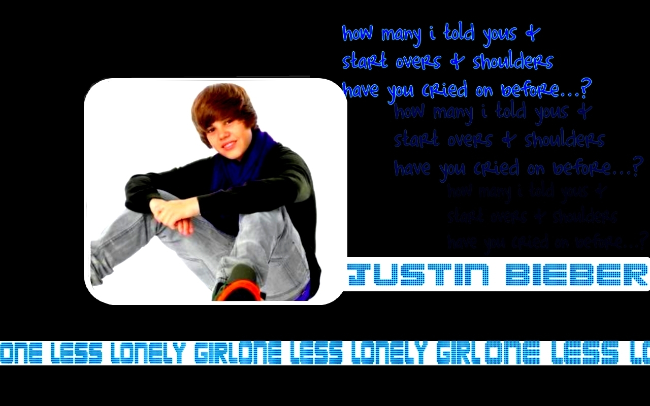 Justin Bieber  One Less Lonely Girl lyrics 