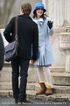 Leighton and Chace on set - February 17th - gossip-girl photo