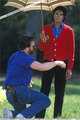 OH NO! WHAT THAT MAN DOING TOUCHING OUR SEXAAYYY MICHAEL :O - michael-jackson photo