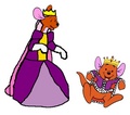 Queen Kanga and Prince Roo - disney fan art