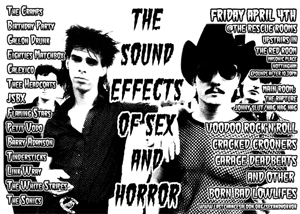  THE SOUND EFFECTS OF SEX AND HORROR