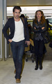 Colin Farrell and Alicja Bachleda-Curus arriving at Heathrow Airport (Feb 18) - celebrity-couples photo