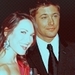 Jensen & Danneel at the SPN 100th episode party - one-tree-hill-and-supernatural icon