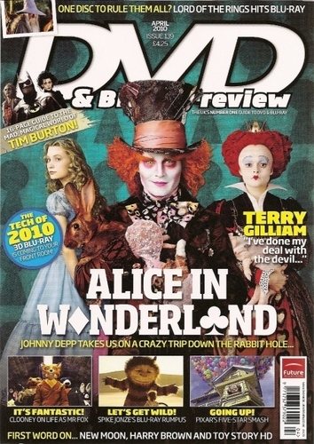  Johnny Depp- April Edition of DVD & Blu-ray Review Magazine
