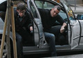 Mark and Kevin leaving their hotel in Vancouver - glee photo