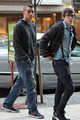 Mark and Kevin leaving their hotel in Vancouver - glee photo