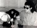 Michael with Bubbles - michael-jackson photo