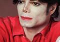 Mike In Red - michael-jackson photo