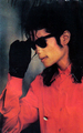 Mike In Red - michael-jackson photo