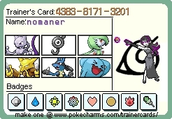  My Pokemon Trainer Card