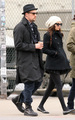 Nicole Richie and Joel Madden out in NYC (Feb 22) - celebrity-couples photo