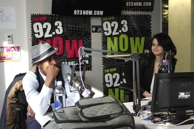 Selena At 92.3 NOW Studios 