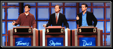  Thomas in the game show, Jeopardy