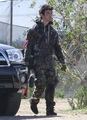  Out at a paint-ball range in Los Angeles, CA. 28.02.10 - the-jonas-brothers photo