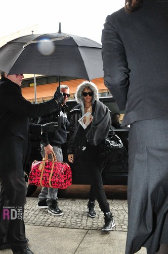  Arriving at her Berlin hotel - March 1, 2010