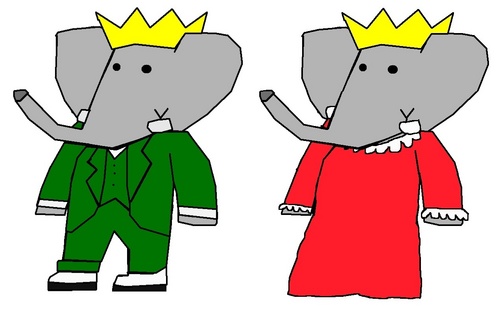  Babar and Celeste - parents