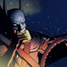 Batman eating a sandwich - dc-comics icon