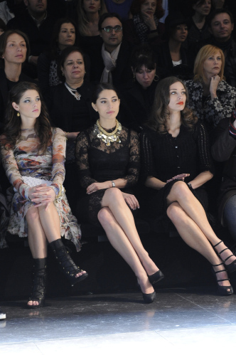 Front Row for Dolce & Gabbana during Milan Fashion Week