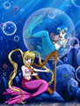 Luchia & Hanon - mermaid-melody fan art