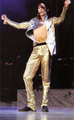 MJ Gold Pants Sexy Bare Chest - michael-jackson photo
