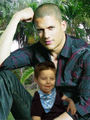 Michael Scofield with his little son MJ - prison-break photo