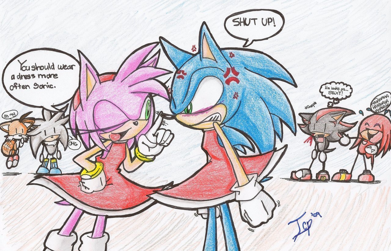 Sonic V S Amy Sonic And Amy Photo 10648831 Fanpop