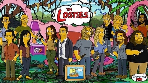  The "Lost" Cast Gets Simpsonized