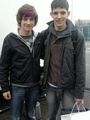 a set picture from Parked - colin-morgan photo
