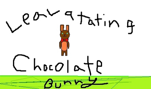  leavitating Schokolade bunnay