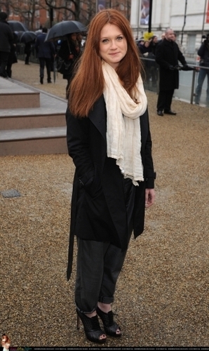 Bonnie Wright at Fashion Show 2010