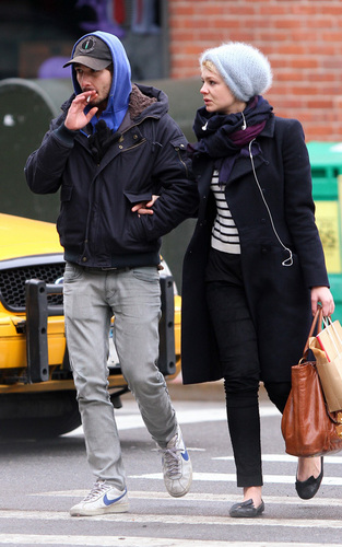 Carey and Shia LaBeouf in New York City (March 2)