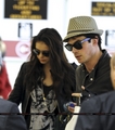 Nina Dobrev and Ian Somerhalder arrive into LAX Airport together - March 6 - ian-somerhalder-and-nina-dobrev photo
