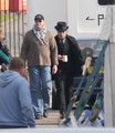 Pictures of Rob on the set of 'Bel Ami'  - twilight-series photo