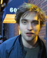 Rob outside the Daily Show - robert-pattinson-and-kristen-stewart photo