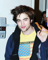 Robert Pattinson Arriving/Leaving The Daily Show - twilight-series photo