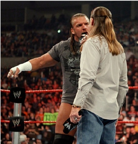  Triple H on raw 1st of march 2010